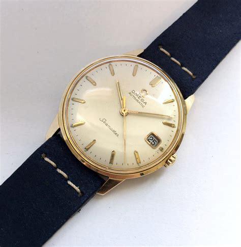 vintage omega gold plated watch|omega 18k solid gold watches.